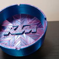 Decorazione infradito arcobaleno posacenere