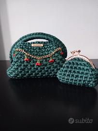 Clutch più portamonete 
