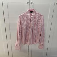 Camicia donna "Gant", 98% cotone - bianca e rosa -