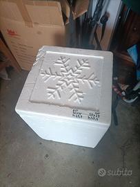 Cassa in polistirolo con coperchio