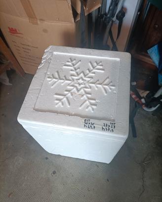 Cassa in polistirolo con coperchio