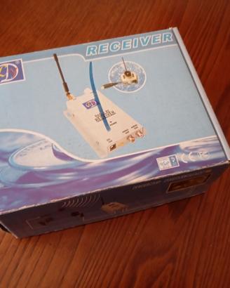 Telecamera e ricevitore via radio
