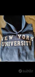 FELPA CON CAPPUCCIO NEWYORK UNIVERSITY XL