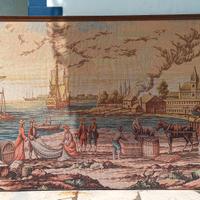 Arazzo porto inglese del 700