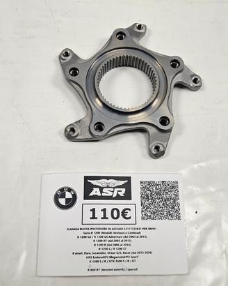 FLANGIA RUOTA POSTERIORE IN ACCIAIO PER BMW R1200 