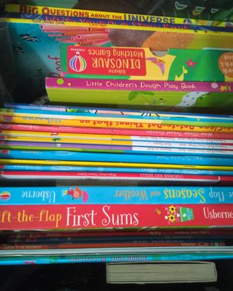 Libri gioco educativo inglese edizioni usborne