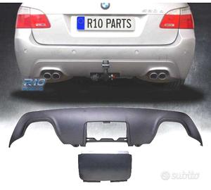 DIFFUSORE BMW E60 E61 03-10 LOOK M + TAPPO OO---OO