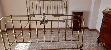 Letto Ottone Ottocentesco
