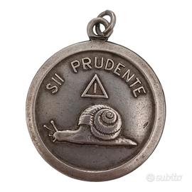 Medaglia francese argento 800* gruppo sanguigno B