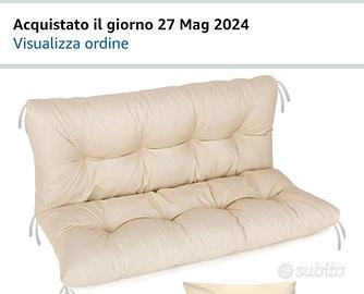 CUSCINO PANCA PER GIARDINO 