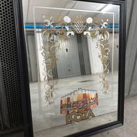 Specchio vintage pubblicitario succhi Looza Pepsi