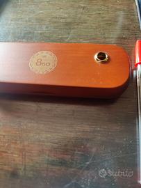 Porta penne vintage legno Fiat 850 spider bertone