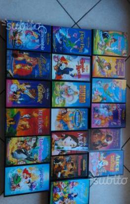 Stock vhs walt disney originali