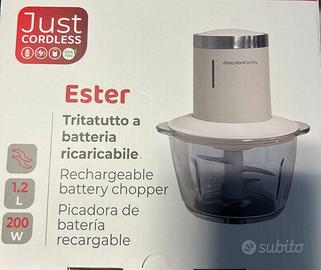 TRITATUTTO ELETTRICO A BATTERIA ricaricabile.