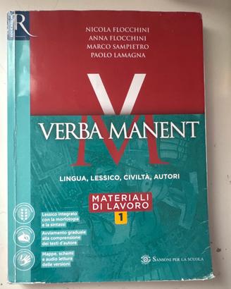 “Verba manent” libro di latino