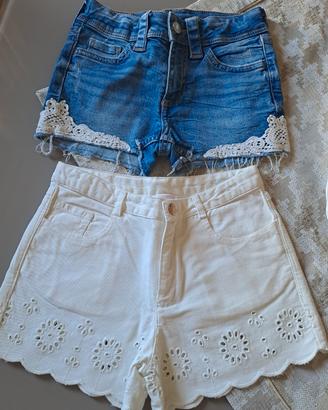 set pantaloncini 