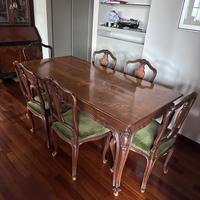 Tavolo legno allungabile + 6 sedie. SVENDITA