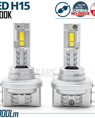 Lampadine LED H15 per VW TOURAN Diurne Abbaglianti