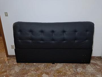 Testiera Imbottita Nera
