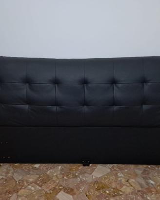 Testiera Imbottita Nera