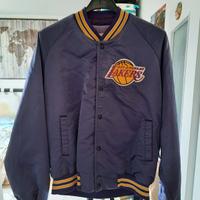Vintage 90s Lakers bomber Chalk Line - taglia L -