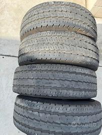 4 gomme Continental 225/75.16c 116R usate