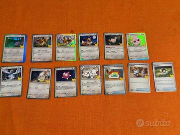 Lotto carte Pokemon 30° Anniversario 