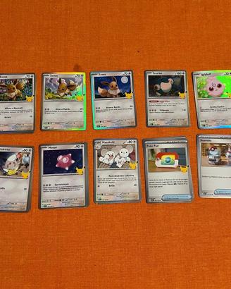 Lotto carte Pokemon 30° Anniversario 