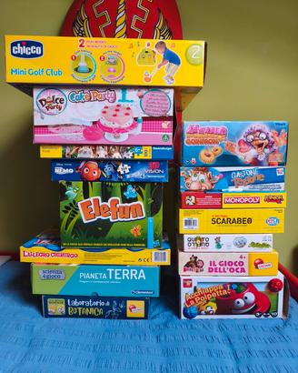 giochi in scatola bambino varie età 