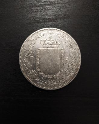 5 Lire 1879 Umberto I “Scudone”