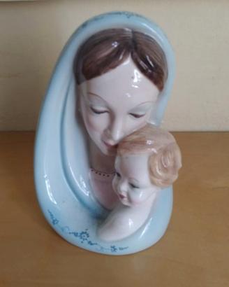 Statuina Madonna con il bambino di Antonio Ronzan