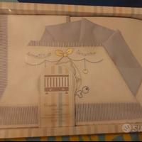 Completo lettino 100% cotone nuovo