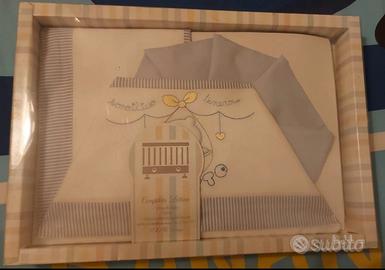 Completo lettino 100% cotone nuovo