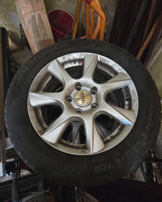 4 cerchi 16 + gomme invernali hankook 205/60/16