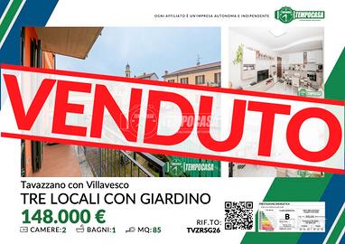 SPLENDIDO TRE LOCALI CON GIARDINO PRIVATO BOX AUTO