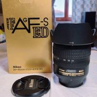 Nikon  AF-S 24-85 mm f/3,5-4,5 G IF ED + paraluce