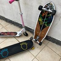 Monopattino e skate