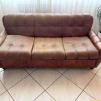 Divano letto pelle anni ‘70