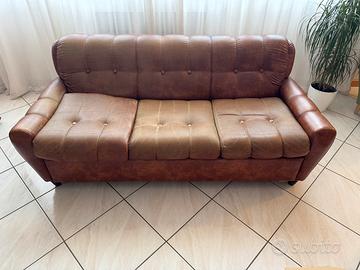 Divano letto pelle anni ‘70