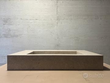 Lavabo artigianale Beige Opaco