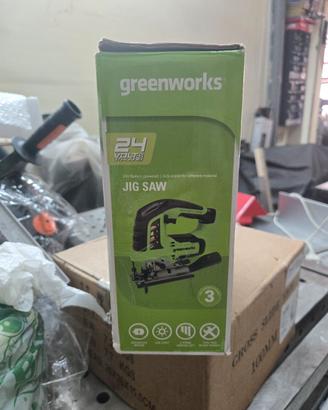 seghetto altednativo a batteria greenworks 