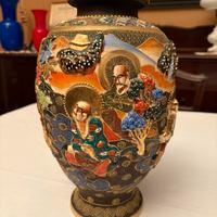 Vaso Giapponese Antico Stile SATSUMA
