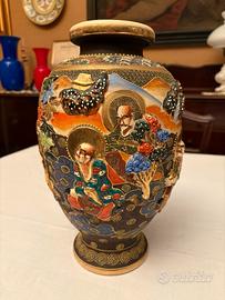 Vaso Giapponese Antico Stile SATSUMA