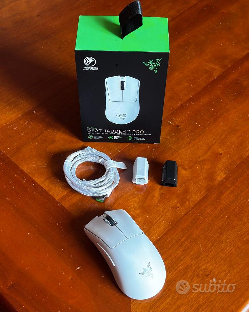 Razer DeathAdder V3 Pro + HyperPolling Dongle - Informatica In vendita ...