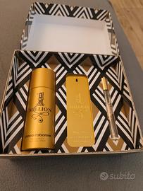 Kit profumo uomo One Million Paco Rabanne – doppio