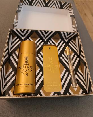 Kit profumo uomo One Million Paco Rabanne – doppio