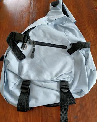 Zaino a tracolla uomo donna borsa unisex turchese
