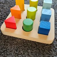 Gioco forme geometriche in legno