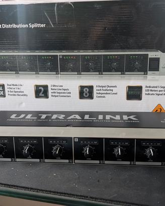 Splitter audio Behringer ds2800