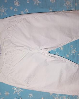 pantalone boy bianco 